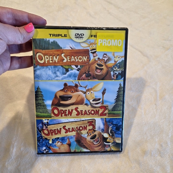 🌴3/$15🌴 Open Season 1 2 3 Triple Feature DVD - NEW!! - Picture 2 of 6